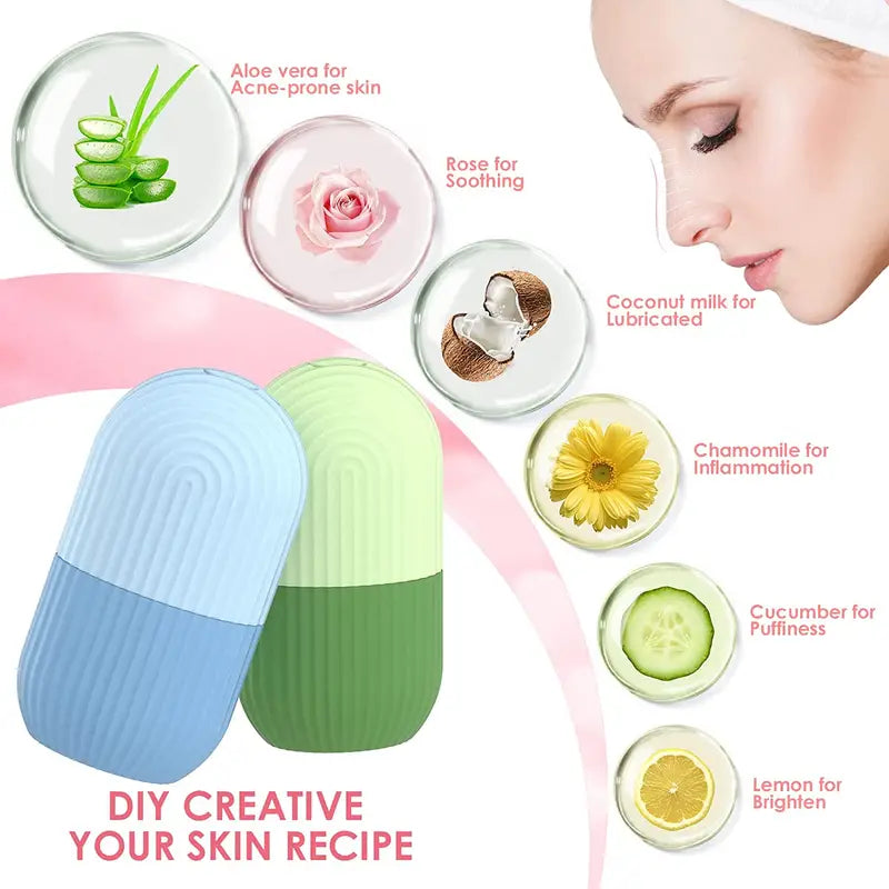 Silicone Ice Face Roller: Sculpt, Soothe, contour, refresh and massage relax-1