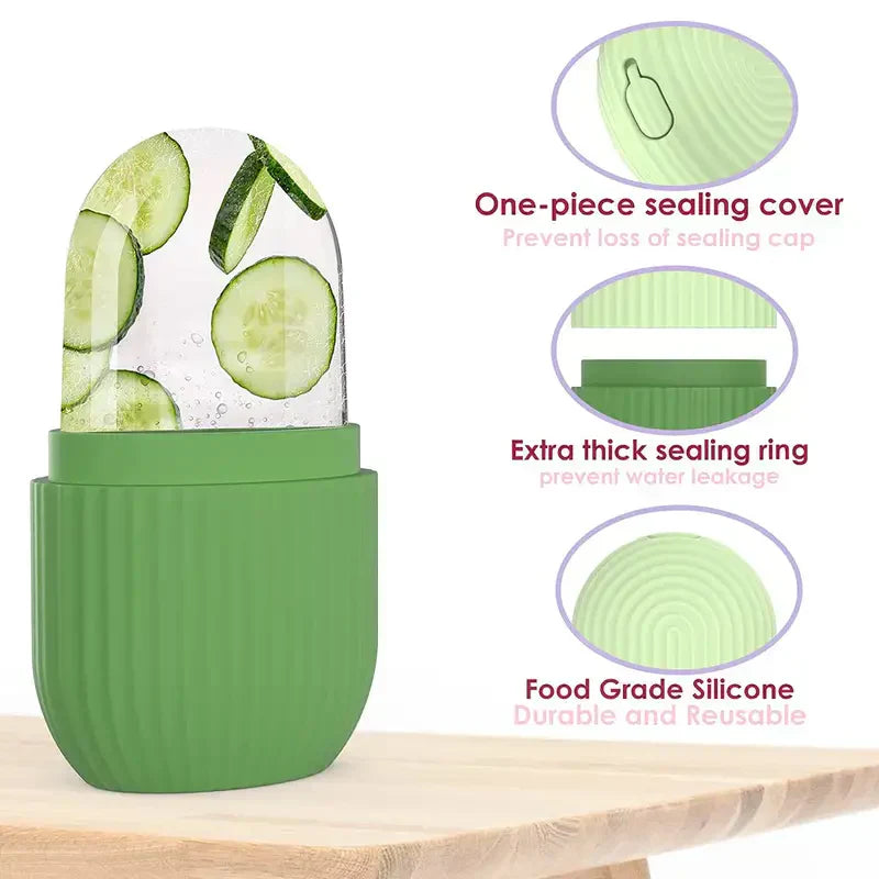 Silicone Ice Face Roller: Sculpt, Soothe, contour, refresh and massage relax-2